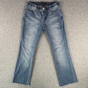 Levi's Jeans Women 6 Medium 525‎ Perfect Waist Boot Cut Blue Raw Hem